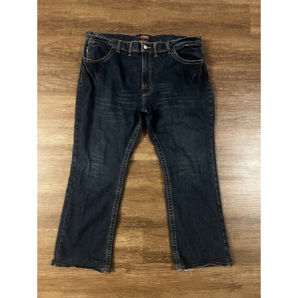 Bulwark mens 44x30 FR Stretch Straight Work Jeans MH29315‎ D29